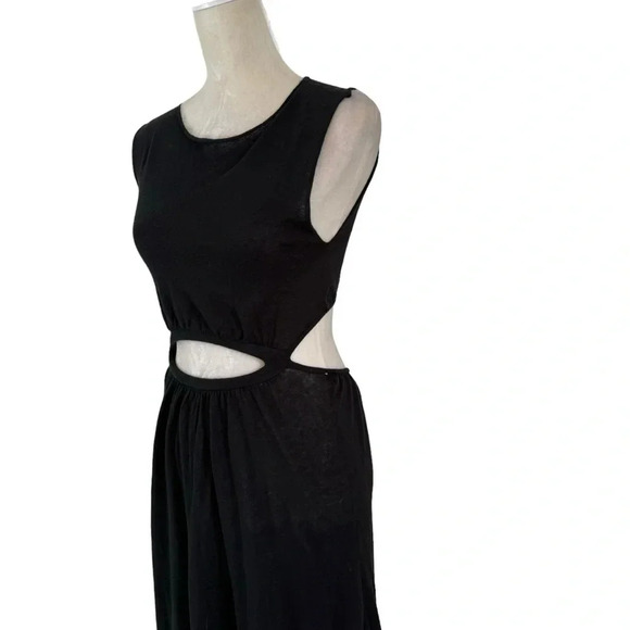 Bec & Bridge Knit Cutout Jimi Maxi Dress Black Size 2 with FLAW - Picture 5 of 10